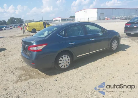2014 Nissan Sentra S из США, поврежденный, VIN 3N1AB7AP0EY333639